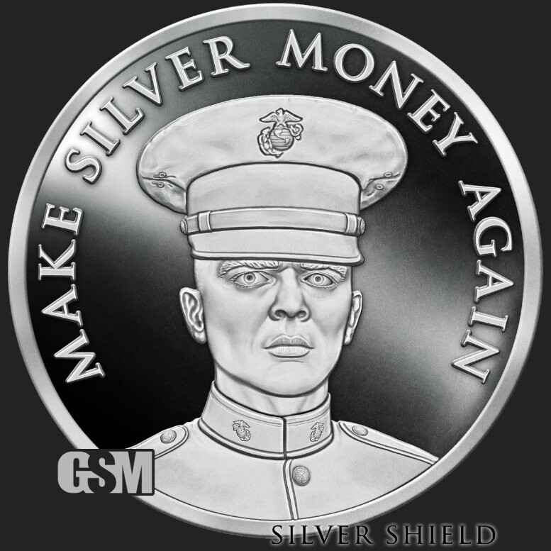 2020 Silver Shield MAKE SILVER MONEY AGAIN - 1oz Silver Proof
