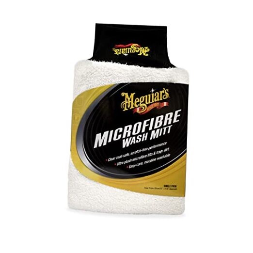 Meguiar's X3002 Microfiber Wash Mitt, Super-Thick, 7 B(M) US Microfiber Mitt