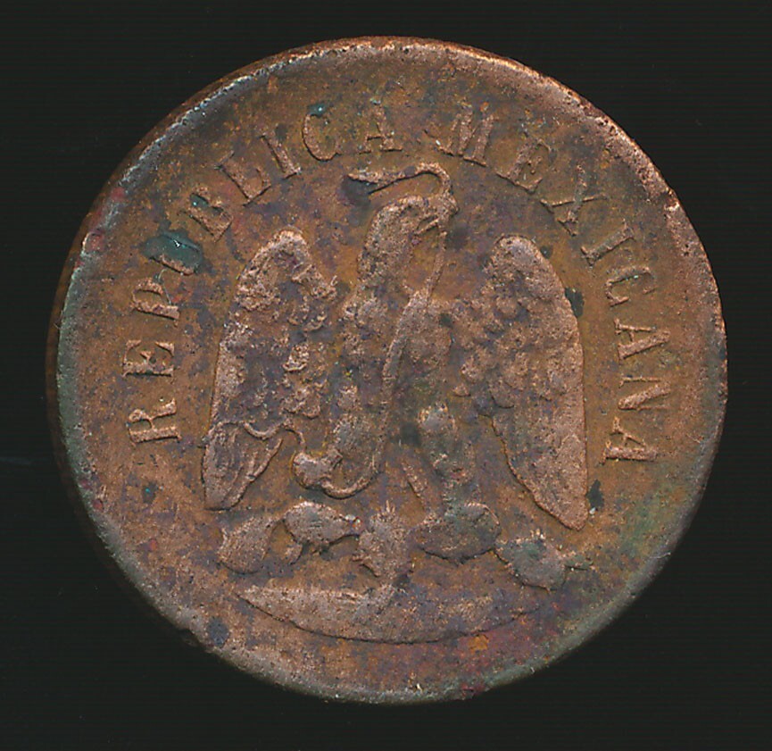 Mexico - Second Republic 1893-Mo CENTAVO (Copper)