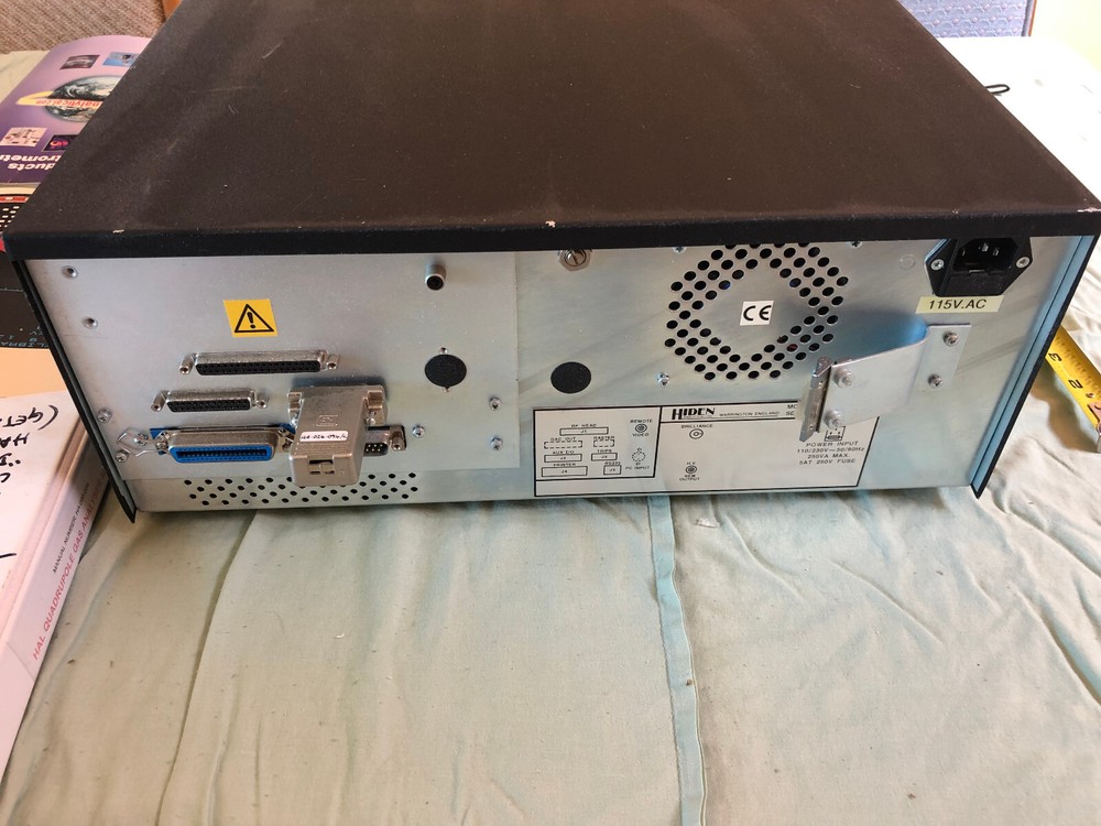 Hiden Residual Gas Analyzer Controller, Model HAL Quadrapole Mass Spectrometer