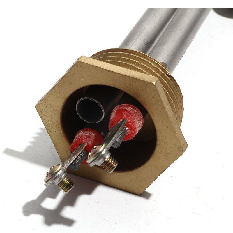 Solar Water Heating Element Probe Hole 201SUS 1" BSP Tube 1-4KW Thread 110-220V