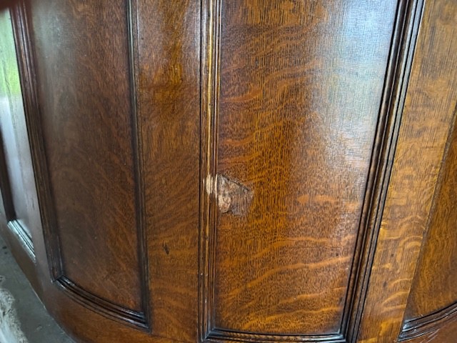 Gothic Architectural Oak High Rail 190" Long for 2 Pieces