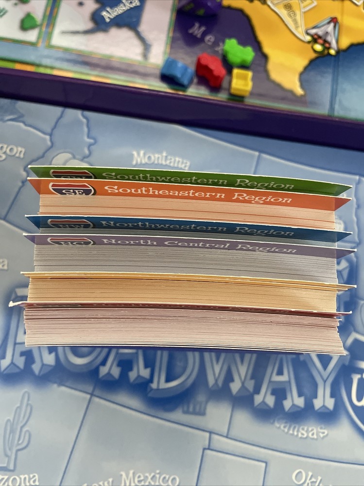 Learning Resources Reading Roadway Comprehension Board Game US Map Home School
