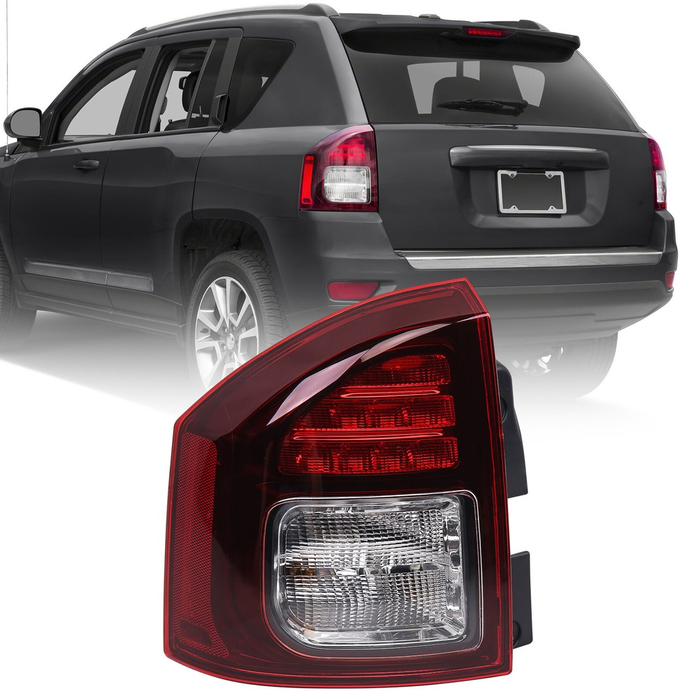 For Jeep Compass 2014-2017 LED Rear Tail Light Lamp Driver Left Bulb Assembly