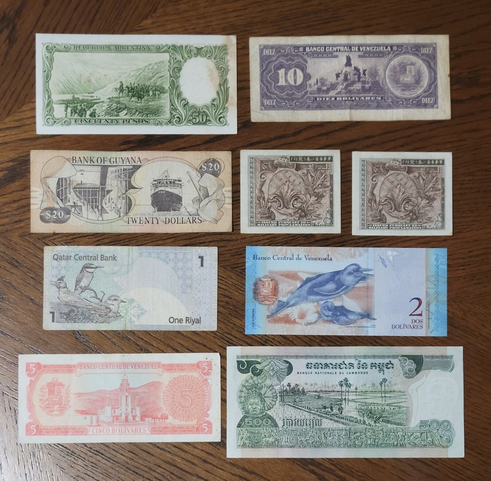 Vintage World Banknote lot .