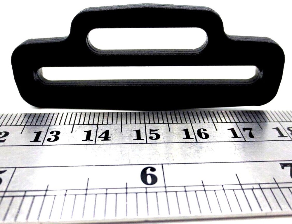 Strap Webbing Fastener For 2" & 1" Wide Straps, Durable Polyacetal