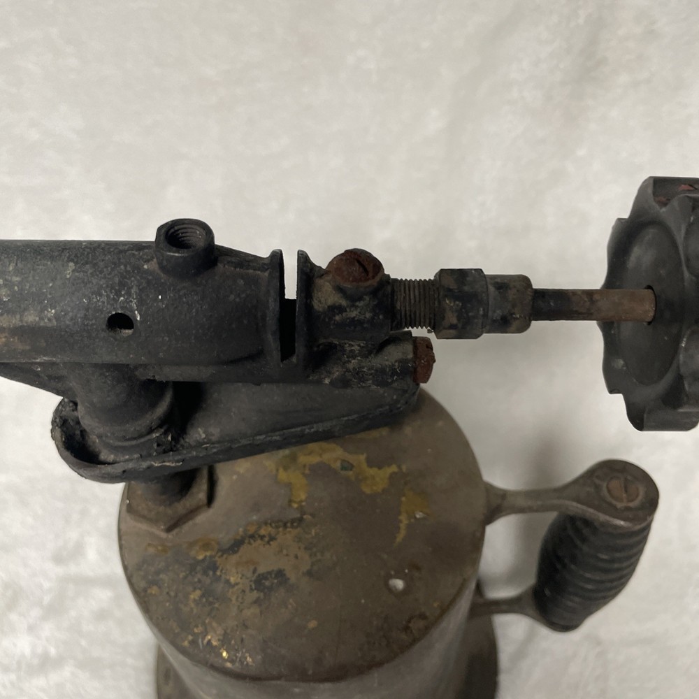 Vintage Brass Blow Torch 9” Untested