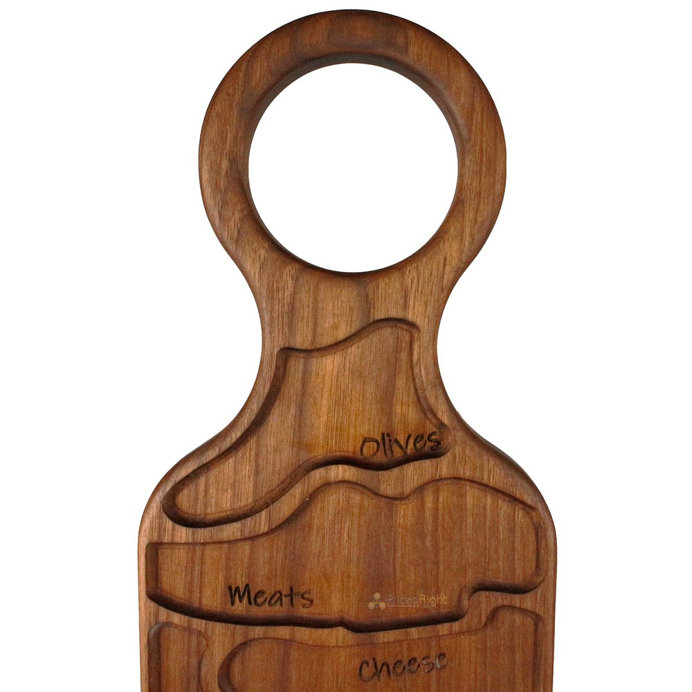 Badboyboards Nibble Mr. B Charcuterie Board Walnut Wood NIBBLE-mrB