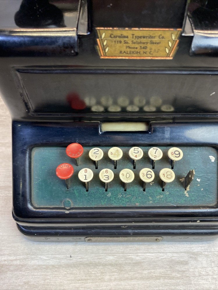 Antique Dalton Adding, listing, & Calculating Machine CLEAN READ MISSING KEY