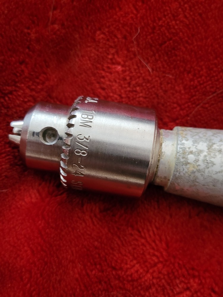 Jacobs 14BM Keyed Drill Chuck 3/8-24 Threaded Mount 0-6.5mm Capacity