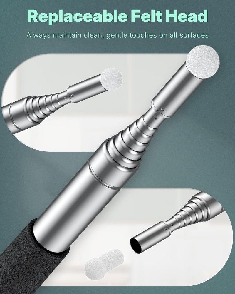 Uniclife 2 Pack Retractable Teacher Pointer Stick for Classroom 2