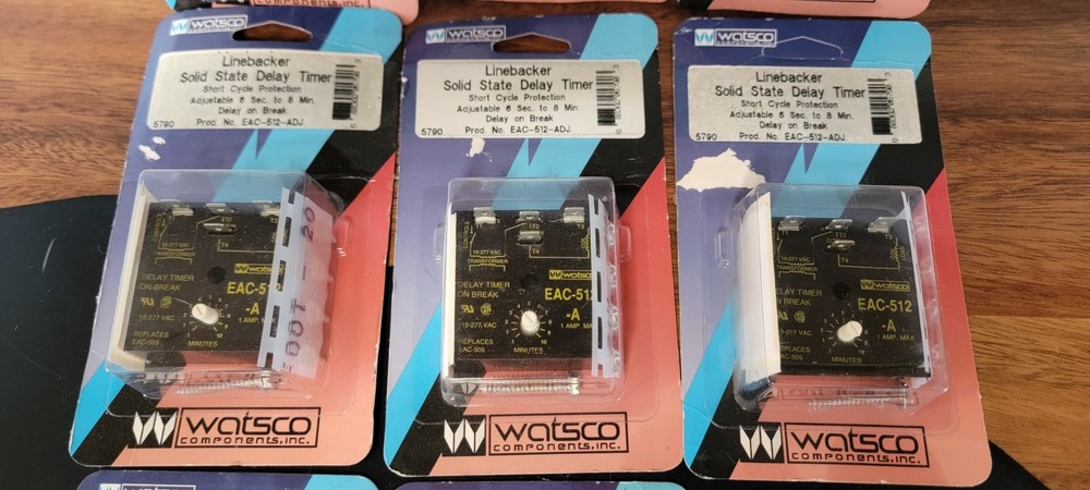 NEW Watsco Linebreaker Solid State Delay Timer 6sec to 8min Delay on Break