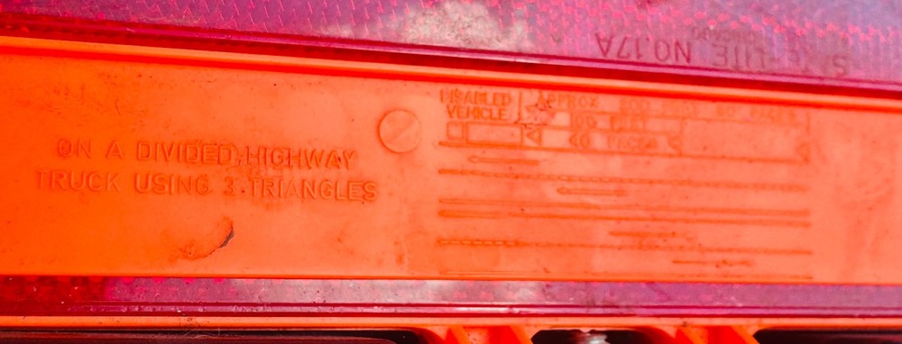 Sate-Lite No. 17A Reflective Emergency Warning Triangles 17" DOT APPROVED