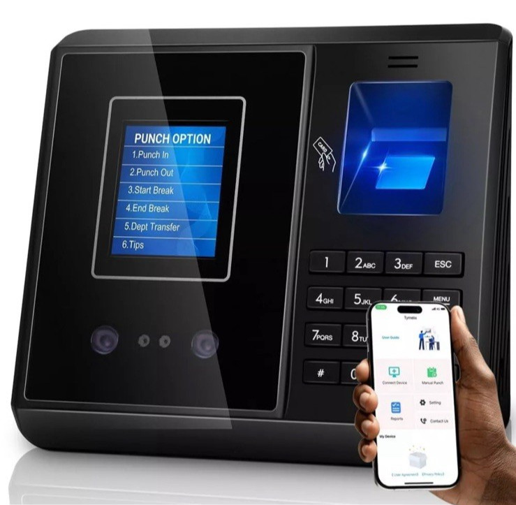 Time Clock, App-Based, Face, Card & Fingerprint Attendance Machine