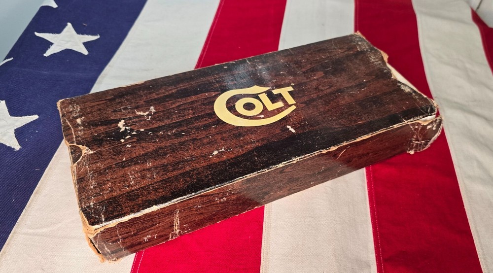 Colt Electroless Nickel Coltguard Python 6 Inch Vintage Box 1981-1983 Manual