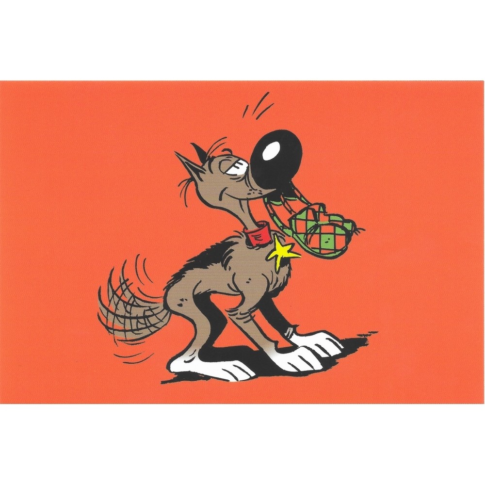 Lucky Luke Postcard: Rantanplan at your orders (15x10cm)