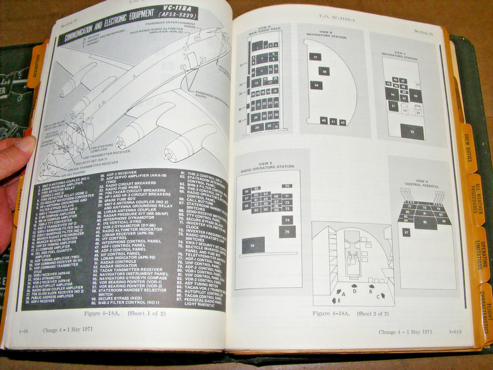 C-118A , VC-118A Flight Manual Aircraft