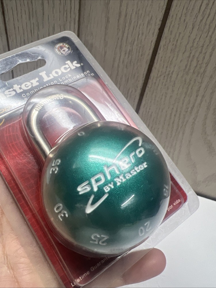 Master Lock Sphero by Master Smooth Spin Combination Lock Padlock 2075DAST