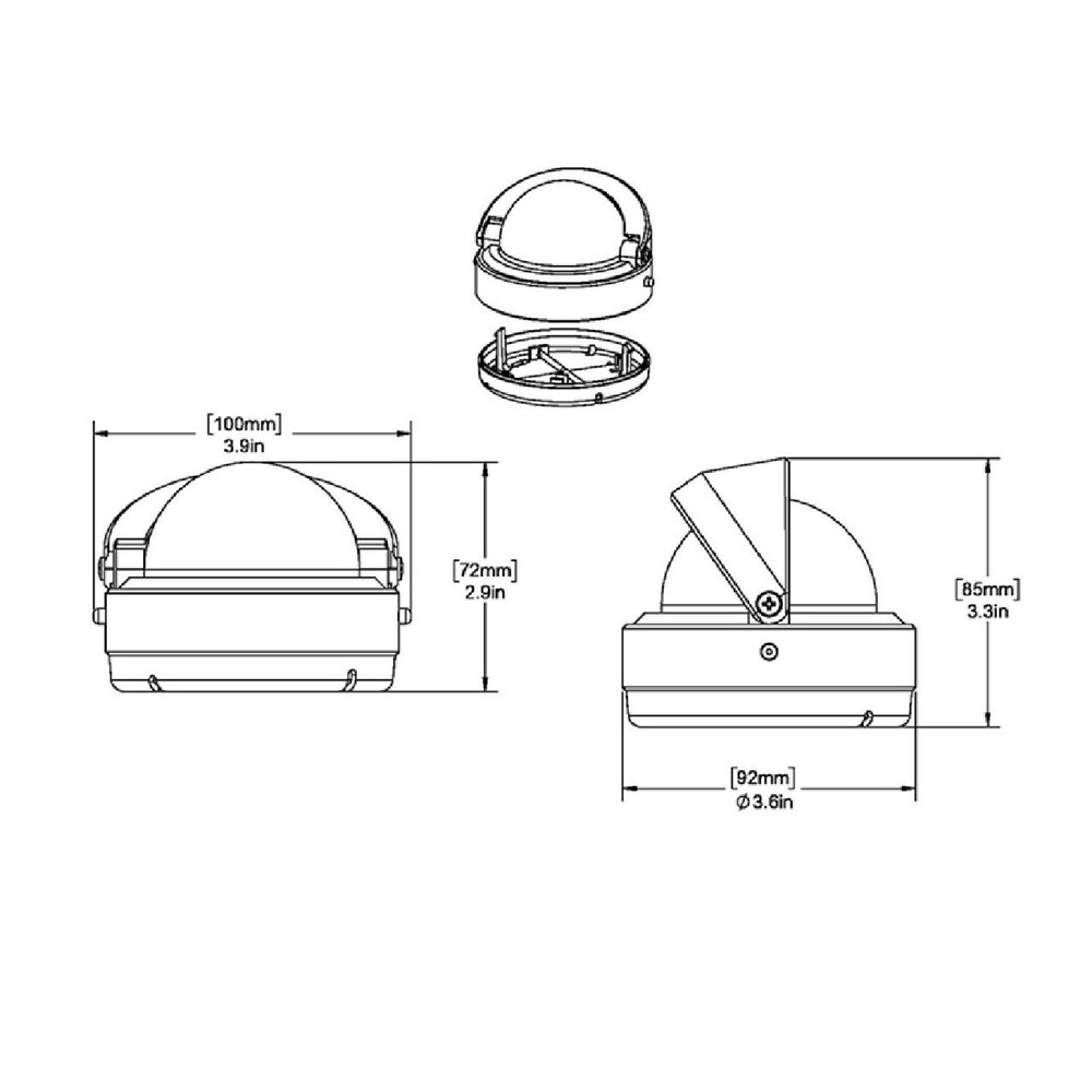 Ritchie RA-93 RitchieAngler Compass - Surface Mount - Gray