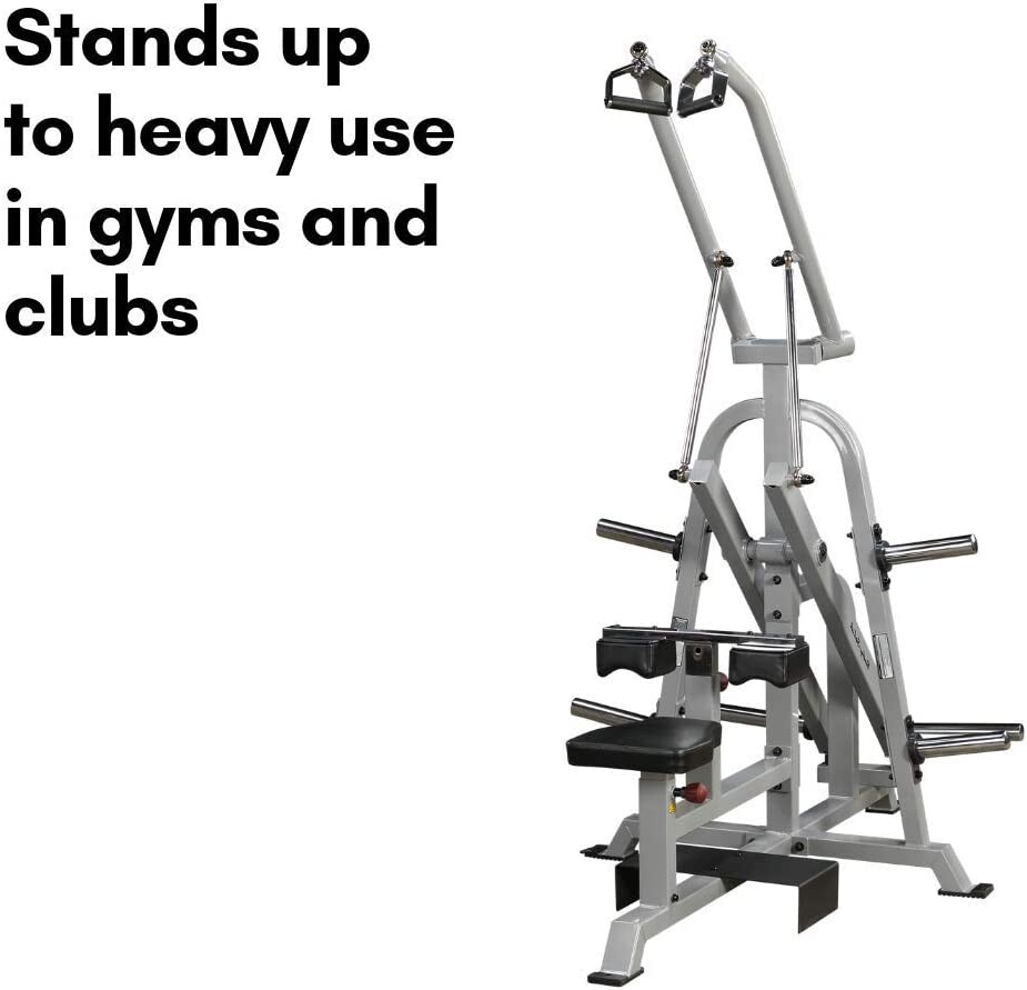 Body-Solid Leverage Lat Pulldown Plate Loaded Pro Clubline Commercial LVLA