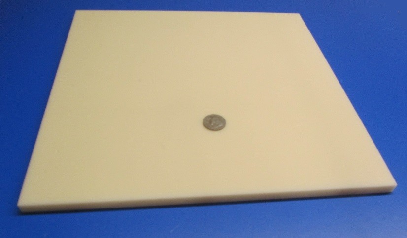 ABS Natural Sheets, Smooth Both Sides, .375" (3/8") x 12" x 12"