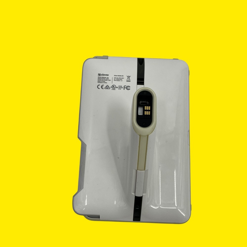 POS Touchscreen Card Reader Clover Mobile Model C201 #6581 z65b83
