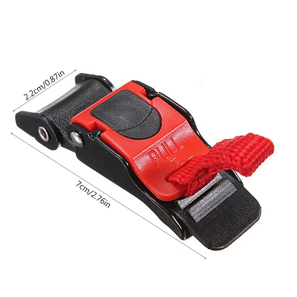 Replacement Motorcycle Helmet Quick Release Clip Chin Strap Pull Buckle