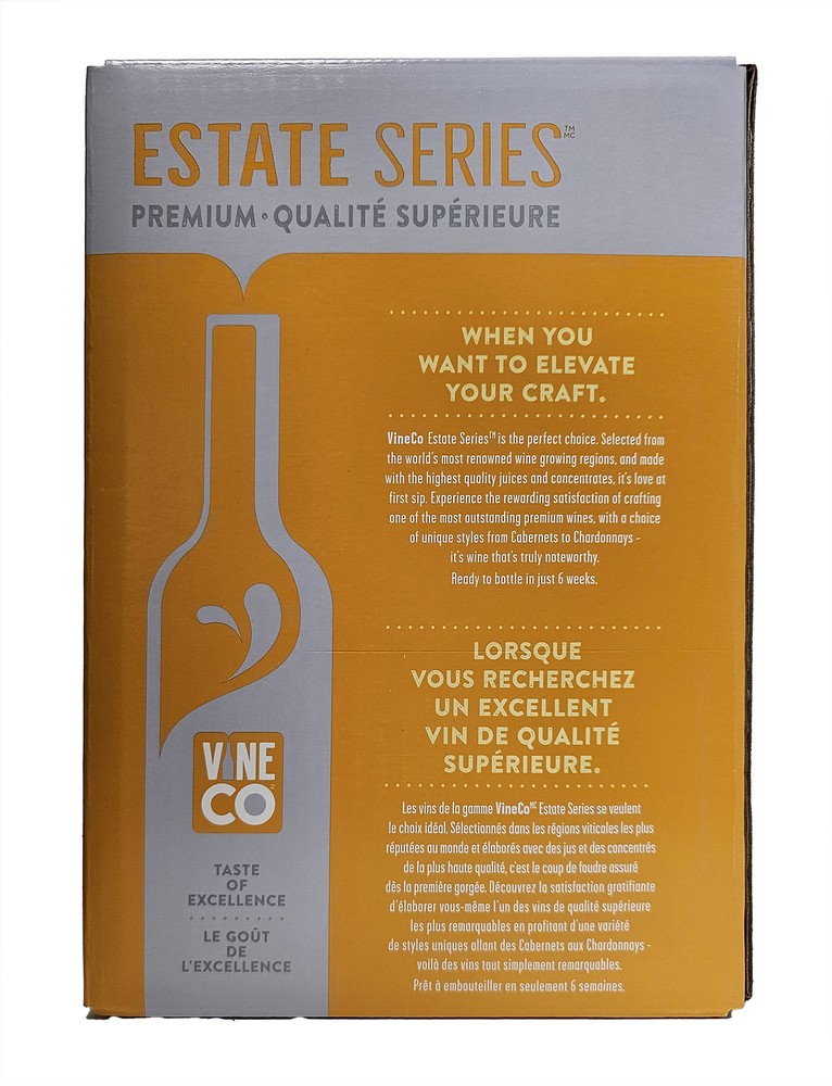 VineCo Estate Series Australian Traminer Riesling Wine Making Ingredient Kit