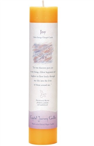CRYSTAL JOURNEY Magic Reiki Charged Candle JOY New