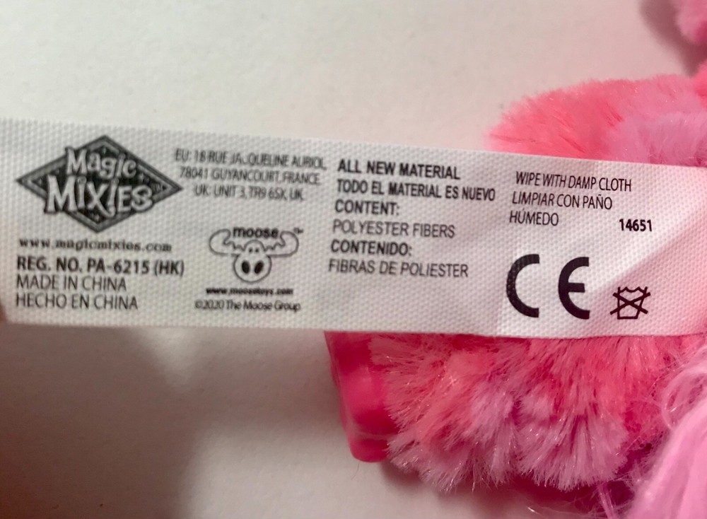 Magic Mixies Magical Misting Pink Interactive Plush Pet Tested Works