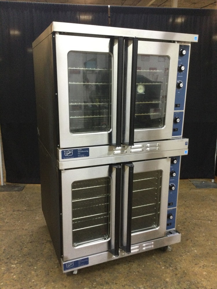 Duke E101-GV Gas Double Stack Convection Full size Oven With Casters