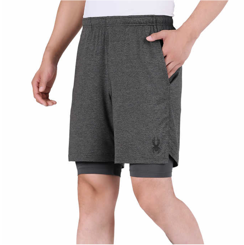 Spyder Performance Active Men’s Tech Knit Short Dark Gray