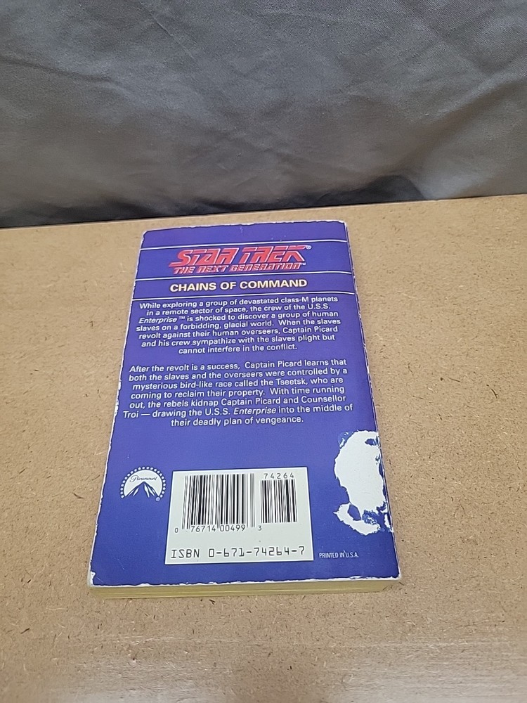 Star Trek The Next Generation Chains of Command Novel #21