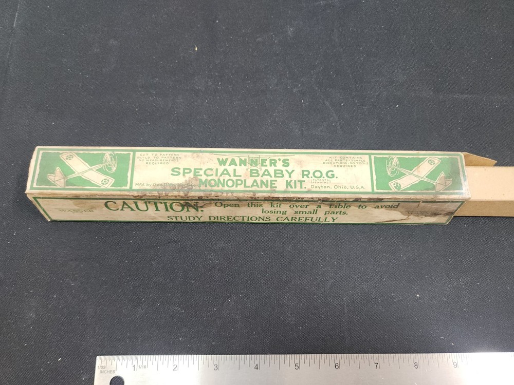 RARE!!!! Vintage Balsa model plane kits Wanner's Wanner Various kits and boxes