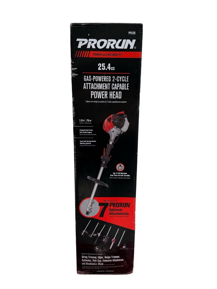 25.4cc PRORUN PPU260 2-Cycle Attachment Capable Powerhead For ProRun Attachment