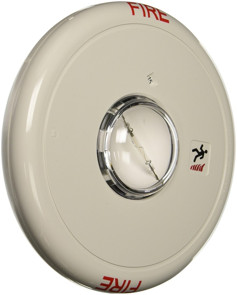 Edwards-Signaling Ceiling Strobe, Marked Fire, White, EGCF-VM