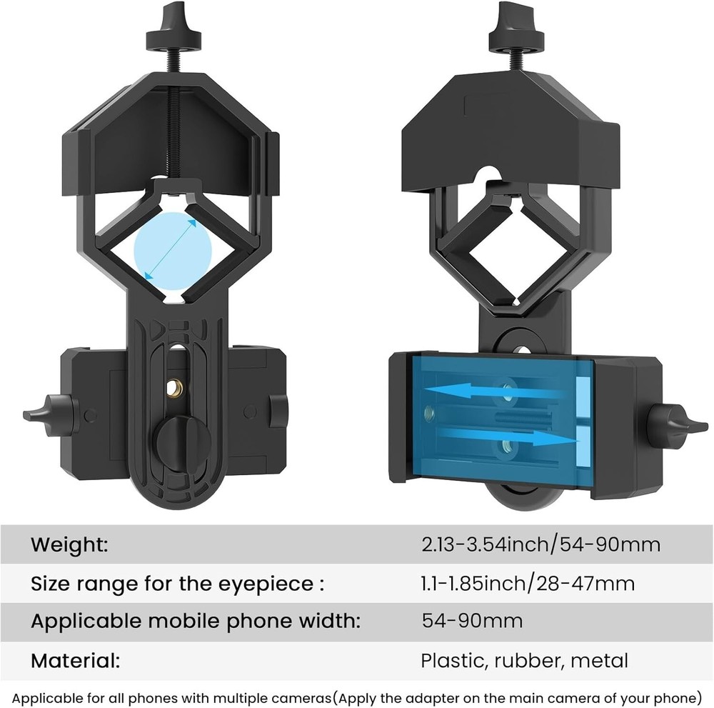 Universal Smartphone Adapter for Binoculars, Scopes & More – Easy Capture