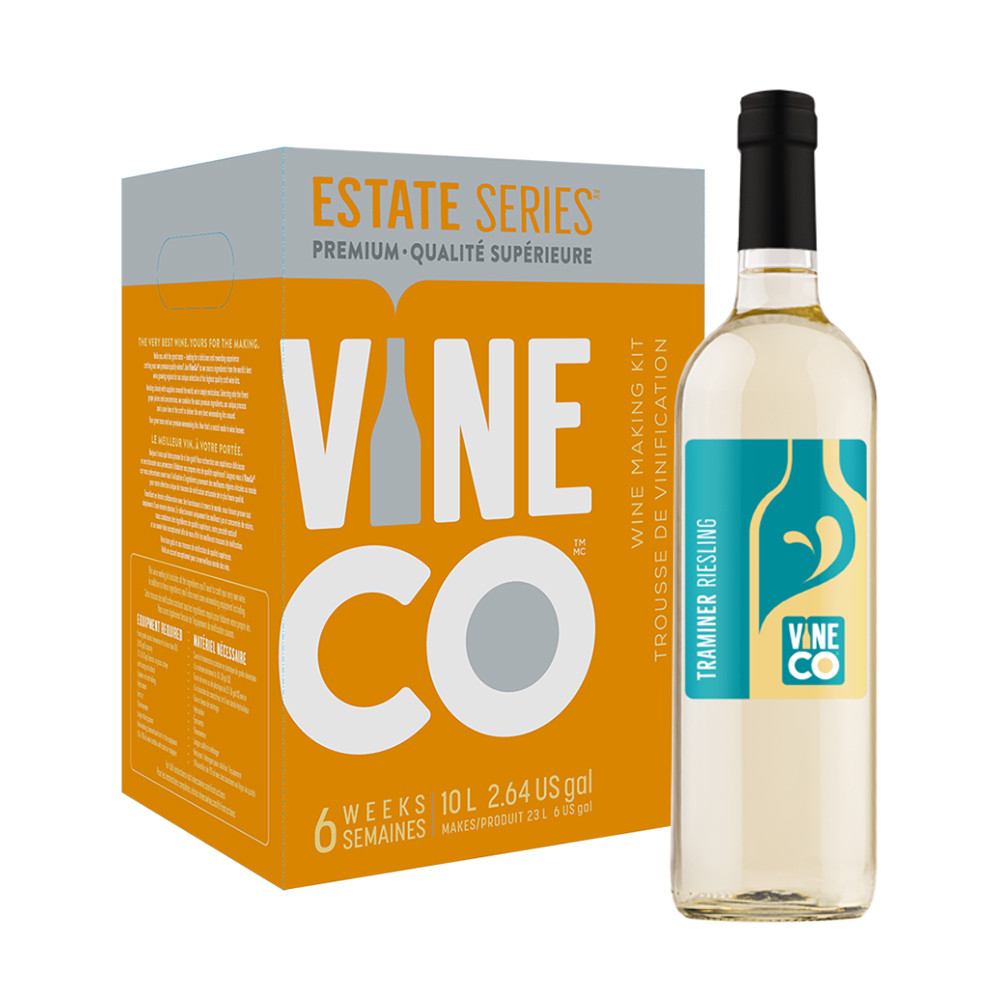 VineCo Estate Series Australian Traminer Riesling Wine Making Ingredient Kit