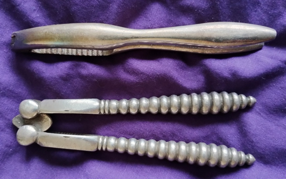 x 4 Antique EPNS Silver Plated Nutcrackers