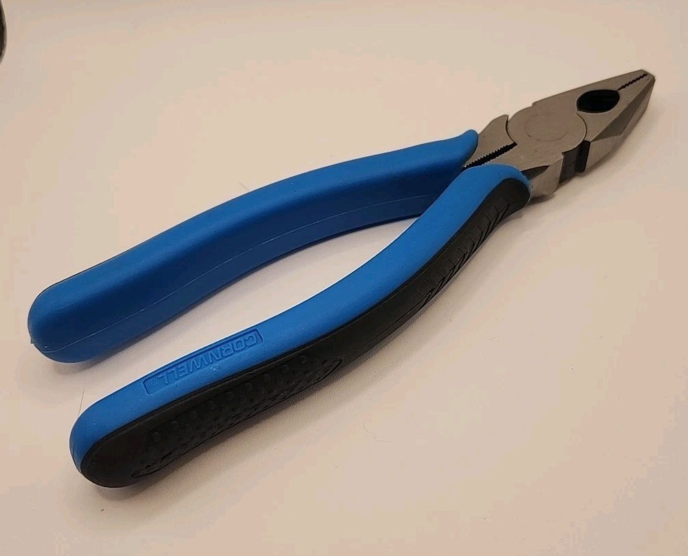 Cornwell Tools Lineman Pliers Blue Handle CPL-3405