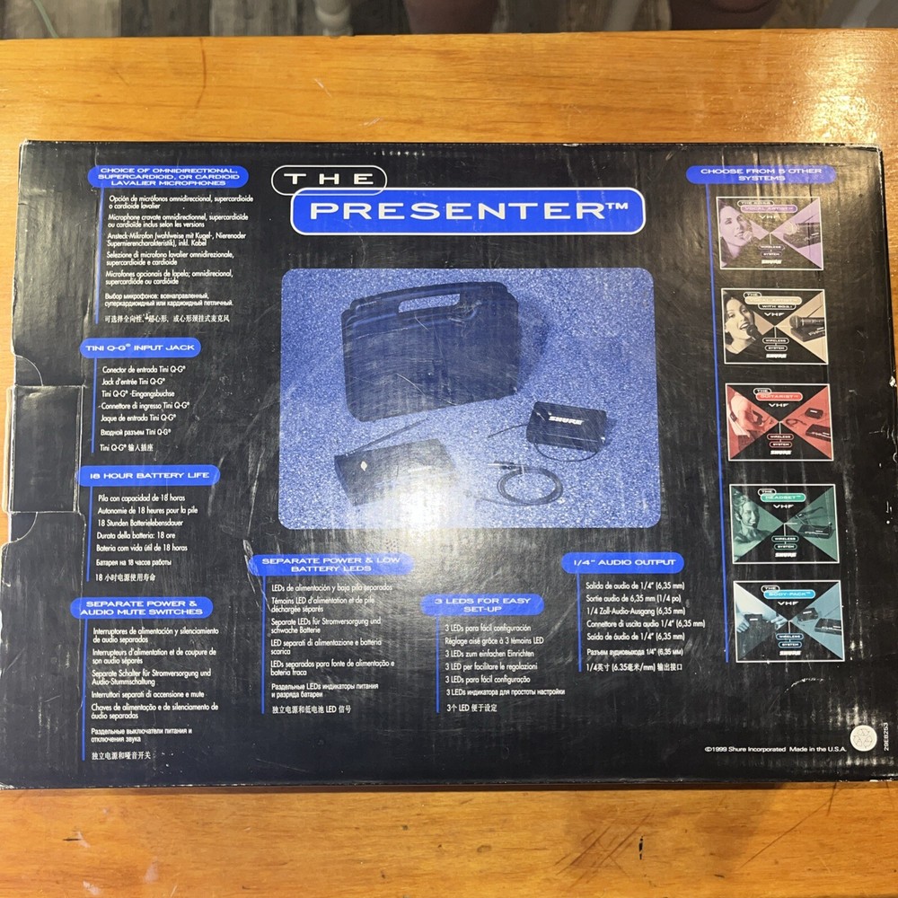 The Presenter Shure TPS/85-CF Lavalier System Band cL