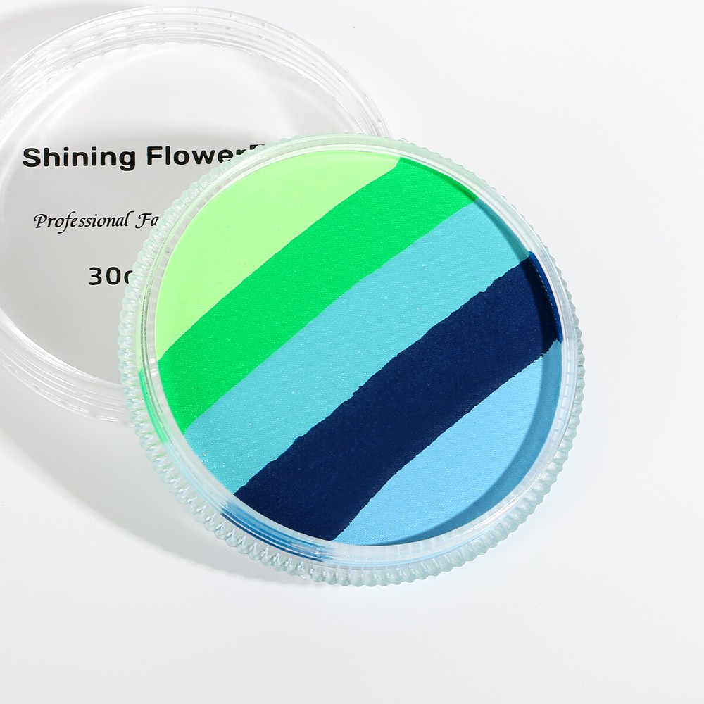 3 Pack Split Cake Face Paint Water Based Rainbow Face Paint for Halloween Makeup