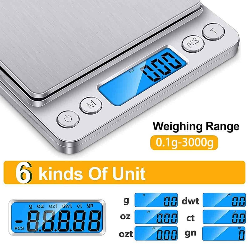 Small precision food scale for baking and cooking Digital kitchen scale