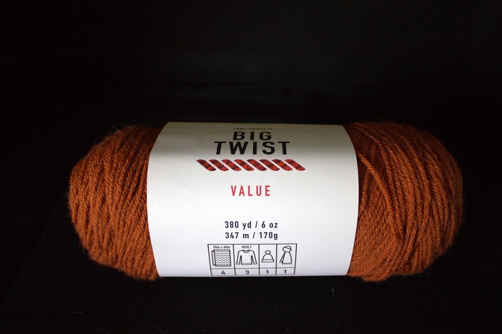 Big Twist Value Yarn - Rust