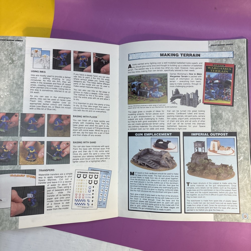 Games Workshop - Warhammer 40K - Codex - Space Marines - 1998 FREE SHIPPING
