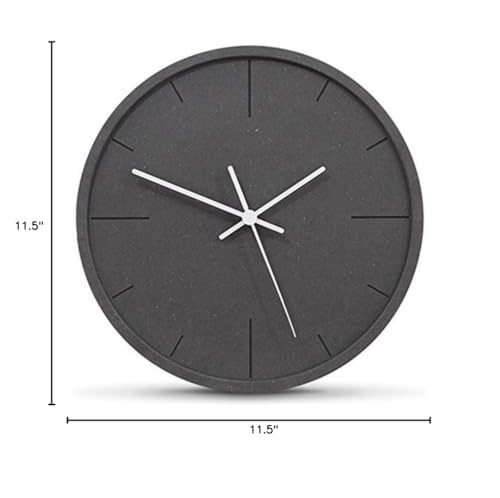 Modern Minimalist Concrete Collection Silent Wall Clock