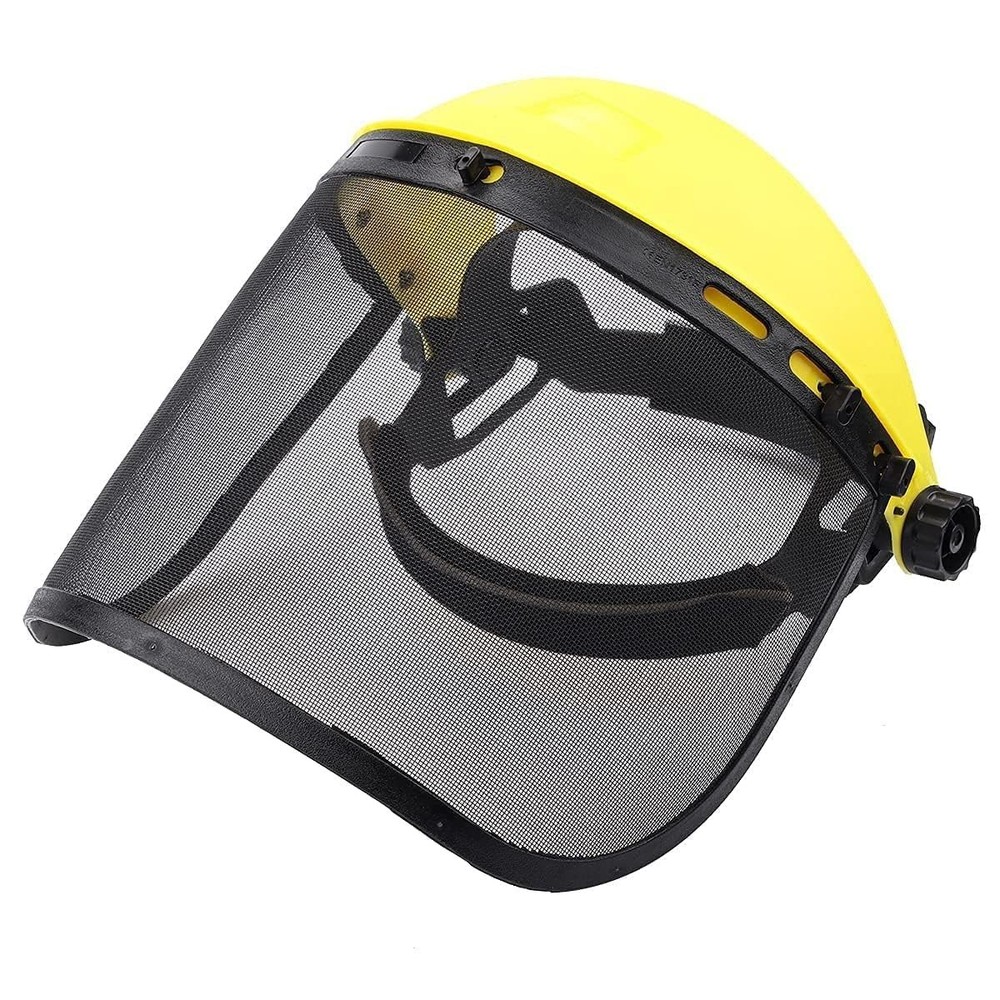 Safety Face Shield with Mesh Visor for Weed Eating Whacking Yard Work Chainsa...