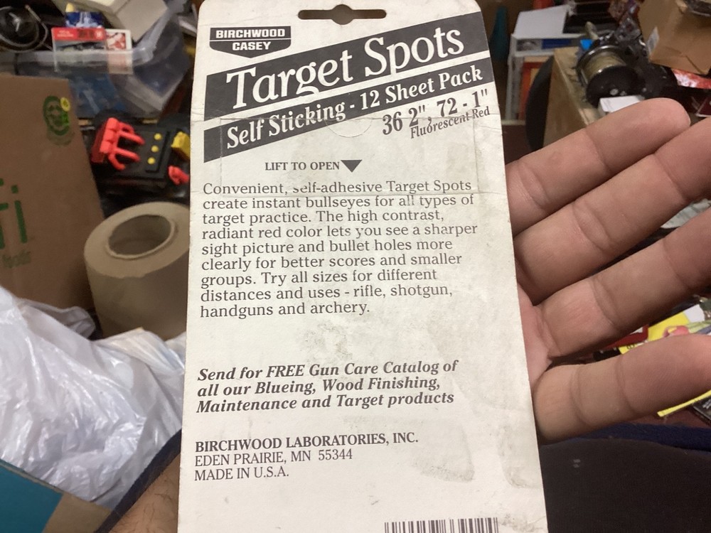 Birchwood Casey Target Spots 12 sheets