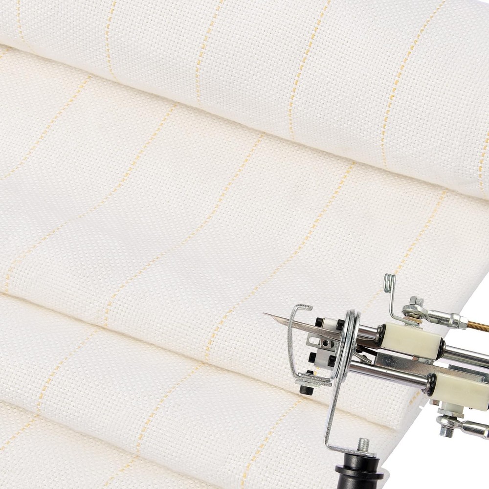 85" × 120" Large High-Density Primary Tufting Cloth with Marked Lines - Monks...