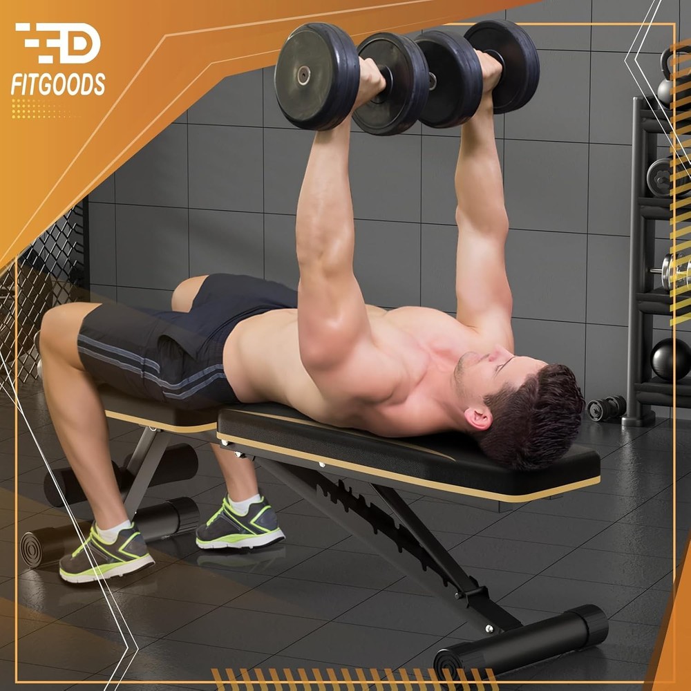 Adjustable Weight Bench Heavy-Duty Foldable Workout Bench Home Gym 660 LBS